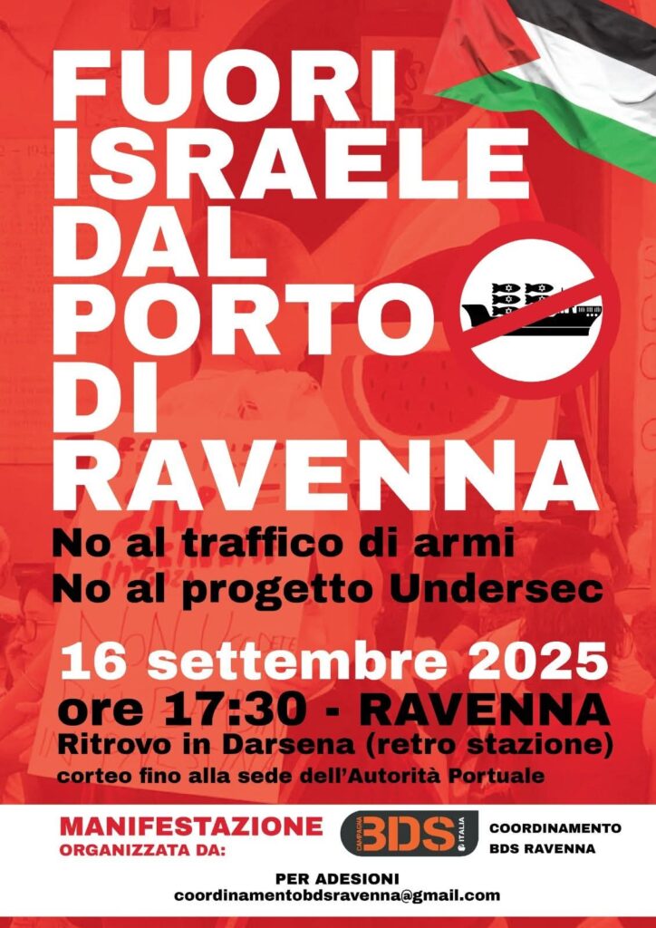 Il Coordinamento No Nato ER aderisce a questa importante manifestazione per dire NO all'orrendo mercato di armi e guerra che rende possibile lo sterminio a Gaza e in Palestina e alimenta l'imperialismo occidentale