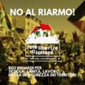 Stop riarmo: risorse per le reali esigenze dei territori. Assemblea on-line
