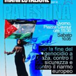 LIVORNO. CONTRO PER LA PèALESTINA CONTRO RIARMO E ECONOMIA DI GUERRA