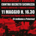 PALERMO ASSEMBLEA PUBBLICA IN VISTA DEL CORTEO DEL 17 MAGGIO A CATANIA