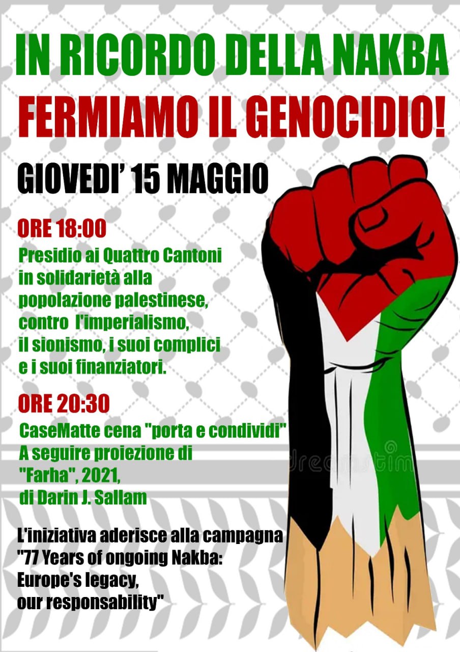 STOP AL GENOCIDIO! FERMIAMO LA SOLUZIONE FINALE!