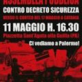 PALERMO ASSEMBLEA PUBBLICA IN VISTA DEL CORTEO DEL 17 MAGGIO A CATANIA