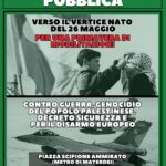 CONTRO GUERRA , GENOCIDIO , DECRETO SICUREZZA E PER IL DISARMO EUROPEO