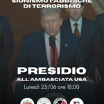 Presidio all'ambasciata USA a Roma