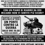 Presidio a Firenze contro la guerra e l'economia di guerra