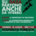 Le bombe su Gaza partono anche da Viterbo