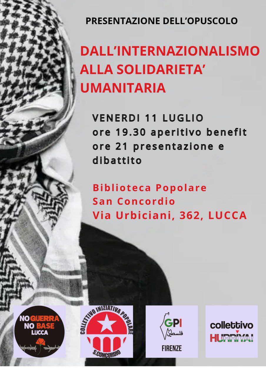 DALL'INTERNAZIONALISMO ALLA SOLIDARIETA' UMANITARIA